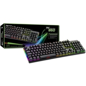 Teclado Gamer Mecánico Antryx Chrome Storm MK850, Red Switch