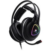 Audífonos Antryx Thunder Black RGB, Audio 7.1 Virtual Surround, Vibrador, Control EQ, C/Micrófono, USB + Adaptador USB C