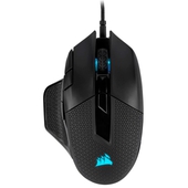 Mouse Gamer Corsair Nightsword RGB, Alámbrico, USB, 18.000 DPI, Negro