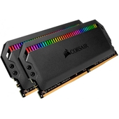 Kit de Memorias Ram Corsair Dominator RGB, 16GB (2 x 8GB), DDR4, 3200 MHz, PC4-25600, CL-16, 1.35V
