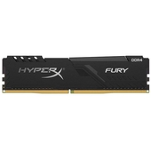 Memoria Ram Kingston HyperX Fury, 8GB, DDR4, 3200 MHz, PC4-25600, CL-16, 1.35V.