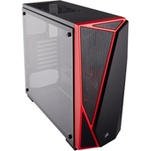 Case Corsair Carbide Series SPEC-04, Mid Tower, Negro/Rojo, USB 3.0, Audio