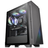 Case Gamer Thermaltake H330 TG, Mini ITX, Micro ATX, ATX, Fuente 600W, USB 2.0 / 3.0