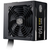 Fuente de Poder Cooler Master MWE Gold V2 750W, Cable poder Schuko.