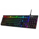 Teclado Gamer Hyperx Alloy Origins, Mecánico, Retroiluminación LED RGB, USB.