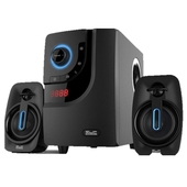 Parlantes Klip Xtreme Blue Wave II Mini Componente, Bluetooth, 40W RMS, USB, Negro