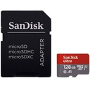 Memoria Flash SanDisk Ultra A1, 128GB MicroSDXC Clase 10, con Adaptador