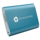Disco duro externo estado sólido HP P500, 500GB, USB 3.1 Tipo-C. Blue
