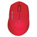 Mouse inalambrico Logitech M280, 1000 dpi, Receptor USB, 2.4GHz, Rojo.