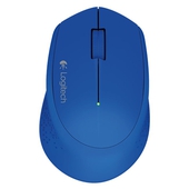 Mouse inalambrico Logitech M280, 1000 dpi, Receptor USB, 2.4GHz, Azul