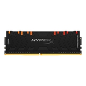 Memoria Ram Kingston HyperX Predator, 8GB, DDR4, 3600 MHz, PC4-28800, CL-17, 1.35V.
