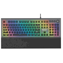 Teclado Gamer Teros TE-4180, mecanico, multimedia, iluminación RGB, USB.