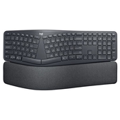 Teclado Inalámbrico Logitech Ergo K860, RF Wireless / Bluetooth, Negro. Español