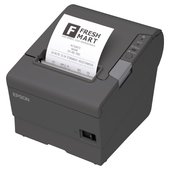Impresora termica Epson TM-T88V, velocidad de impresion 300 mm/seg, USB, Negro