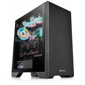 Case Thermaltake S300 TG con Ventana, Mid Tower, ATX/Micro ATX/Mini-ITX, USB 2.0/3.0, sin Fuente, Negro