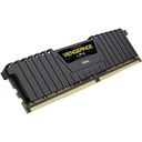 Memoria Corsair Vengeance LPX, 4GB, DDR4, 2400MHz, CL16, negro.