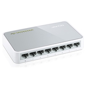 Switch TP-Link TL-SF1008D, 8 puertos RJ-45 10/100 Mbps, Autovoltaje