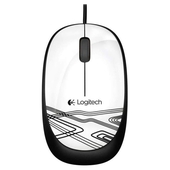 Mouse óptico Logitech M105, 1000 dpi, Blanco, interfaz USB