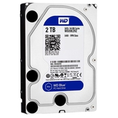 Disco duro Western Digital WD Blue, 2TB, SATA 6.0 Gb/s, 256 MB Cache, 5400 RPM, 3.5".