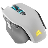 Mouse Gamer Corsair M65 RGB Elite FPS Gaming, 18 000 dpi, USB, 9 botones, blanco.