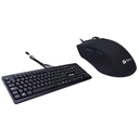 Combo Teclado y Mouse Teros TE4060N, USB, acabado elegante, Negro, Español, Óptico.