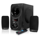 Parlante Klip Xtreme BluPulse KWS-651, Bocinas con Subwoofer, Bluetooth, Inalámbrico, 2.1 Canales, 60W RMS, Negro