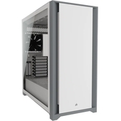 Case Corsair 5000D con Ventana, Mid Tower, ATX / EATX / ITX, Sin Fuente, Blanco