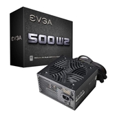Fuente de Poder Evga 500W W2, ATX, 80 Plus White