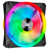 Fan Corsair QL140 RGB, 14 cm, 550 - 1250 ±10% RPM, 6V - 13.2V, PWM Control.