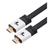 Cable HDMI plano XTC-620, HDMI macho a HDMI macho, alta velocidad, enchufes de aluminio, 3mts