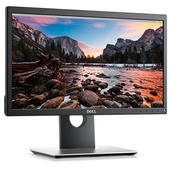 Monitor Dell P2018H, 19.5", 1600 x 900, TN LED, HDMI / DP / VGA / USB, 100, 240 VAC.