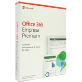 Microsoft Office 365 Empresa Premium, Español, 1 usuario, 1 año.