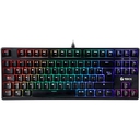 Teclado Gamer Teros TE-4150, Mecánico, Multimedia, RGB, USB.