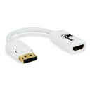 Adaptador Xtech XTC-358, conector DisplayPort macho a HDMI hembra