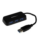 Hub USB 3.0 StarTech, 4x USB A 3.0, 5 Gbit/s, 15cm, Negro