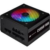 Fuente de poder Corsair CX550F, 550W, RGB 80 Plus Bronze, Full-Modular.