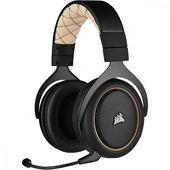 Audífonos con Micrófono Gamer Corsair HS70 PRO 7.1, Inalámbrico, Negro/Crema