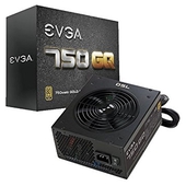 Fuente de poder EVGA 750 GQ, ATX, 750 Watt, 80 Plus Gold semi modular