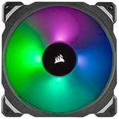 Fan Corsair ML140 Pro RGB Led, 14 cm, 1200 RPM, 13.2 VDC, 4 pines, PWM Control.