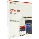 Microsoft Office 365 Hogar, 64 Bits, Español, 6 usuarios, 1 año.