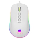 Mouse Gamer Antryx KURTANA, 12,400 DPI, RGB LED. Blanco