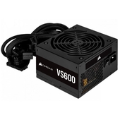 Fuente de Poder Corsair VS600 80 Plus White, 24-pin ATX, 120mm, 600W