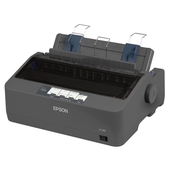 Impresora de matriz Epson LX-350, matriz de 9 pines, velocidad máxima 347 cps (10 cpi), Paralelo, USB