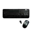Kit de teclado y mouse inalámbrico Microsoft Desktop 850, Receptor USB, 2.4 GHz, negro.