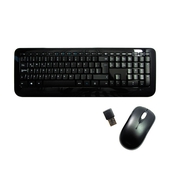 Kit de teclado y mouse inalámbrico Microsoft Desktop 850, Receptor USB, 2.4 GHz, negro.