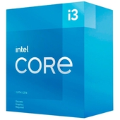 Procesador Intel Core i3-10105F 3.70 / 4.40 GHz, 6 MB Caché L3, LGA1200, 65W, 14 nm.