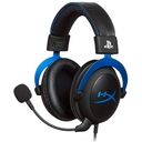 Auriculares Kingston HyperX Cloud Para PlayStation 4, micrófono, conector 3.5mm, Negro / Azul.