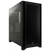 Case Corsair Semitorre 4000D AIRFLOW, Mid Tower, ATX, Negro.