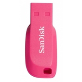 Memoria USB SanDisk Cruzer Blade, 16GB, USB 2.0, Rosa