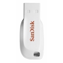 Memoria USB SanDisk Cruzer Blade, 16GB, USB 2.0, Blanco